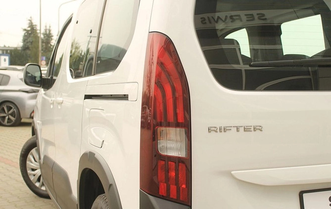 Peugeot Rifter cena 71990 przebieg: 80048, rok produkcji 2020 z Jelenia Góra małe 407